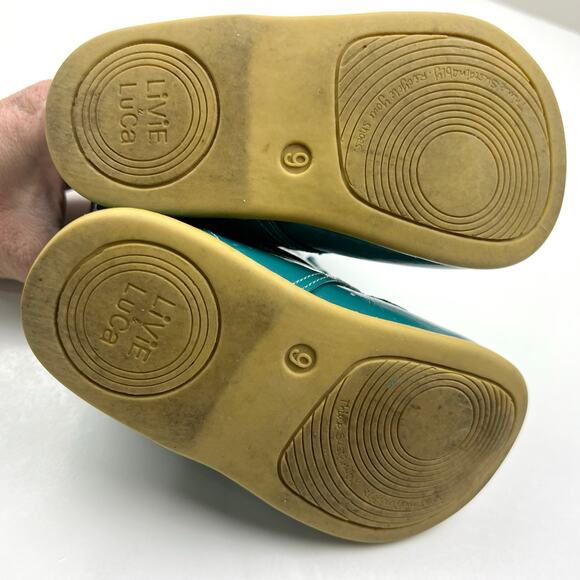 Livie & Luca Teal Floret Boots - Picture 7 of 7